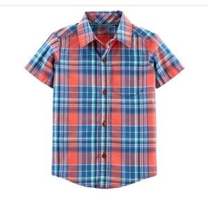 🎉Sale 2 for $20🎉Carter's Plaid Button Down Shirt